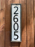 House Number Sign (Vertical)