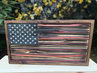 Wooden American Flag Wall Art