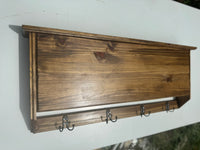 Large Locking Hidden Storage Compartment (Coat Rack)