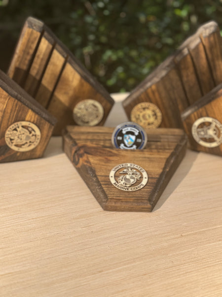 Desktop Challenge Coin Holder