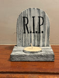 Gravestone Tea Light Candle Holder Wall/Shelf