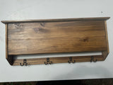 Large Locking Hidden Storage Compartment (Coat Rack)