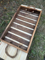 Wooden Crate Decorative Tray