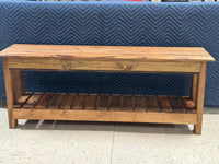 Locking storage deals bench