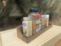 Wooden Magnetic Spice Rack